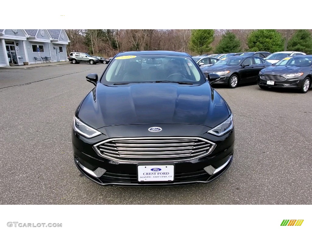 Shadow Black 2018 Ford Fusion SE AWD Exterior Photo #141652567