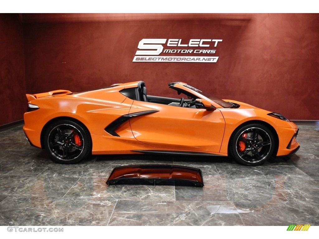 Sebring Orange 2020 Chevrolet Corvette Stingray Coupe Exterior Photo #141652800