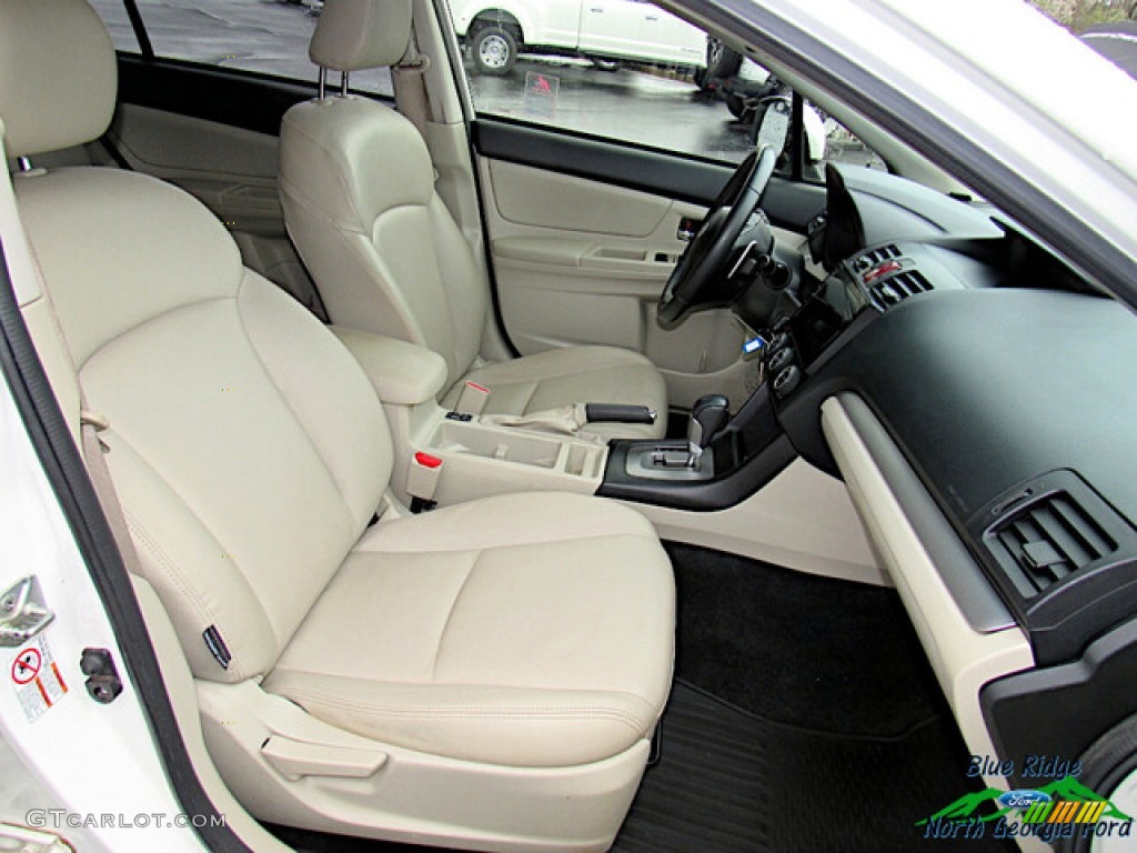 2014 XV Crosstrek 2.0i Limited - Satin White Pearl / Ivory photo #12
