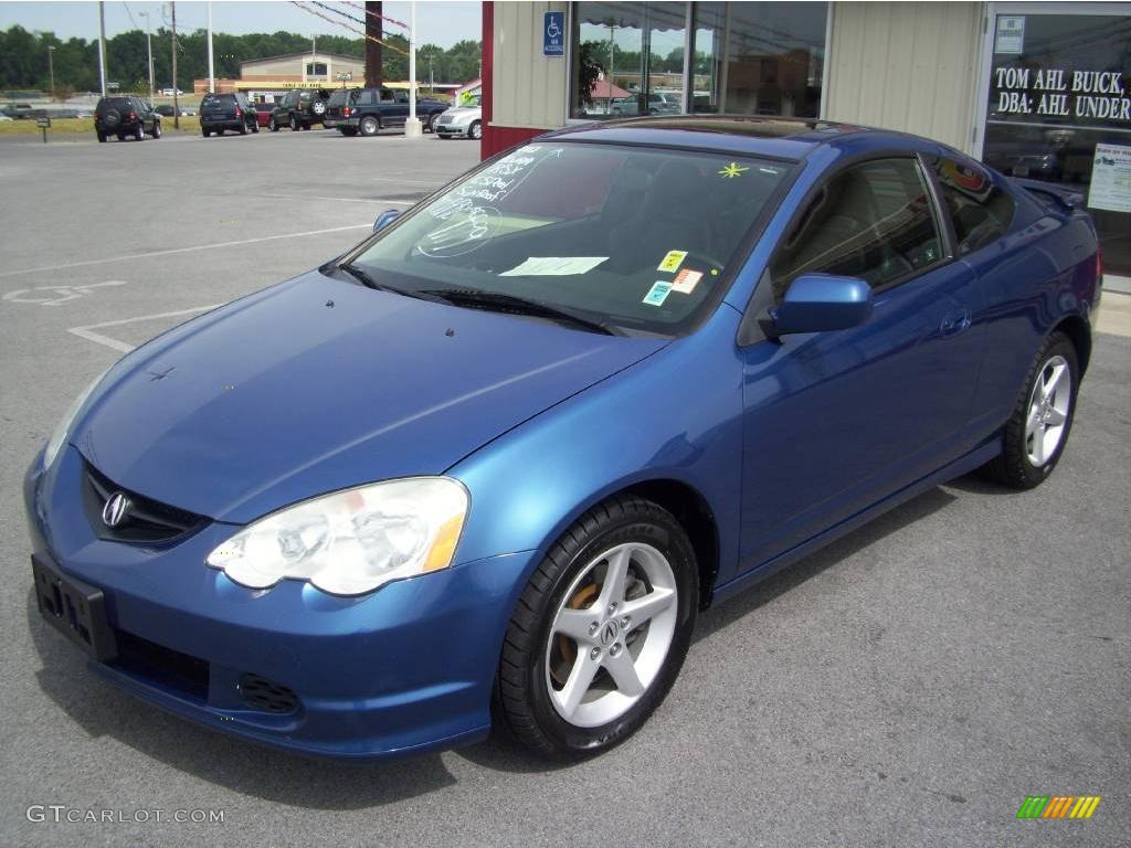 2002 RSX Type S Sports Coupe - Arctic Blue Pearl / Ebony Black photo #1