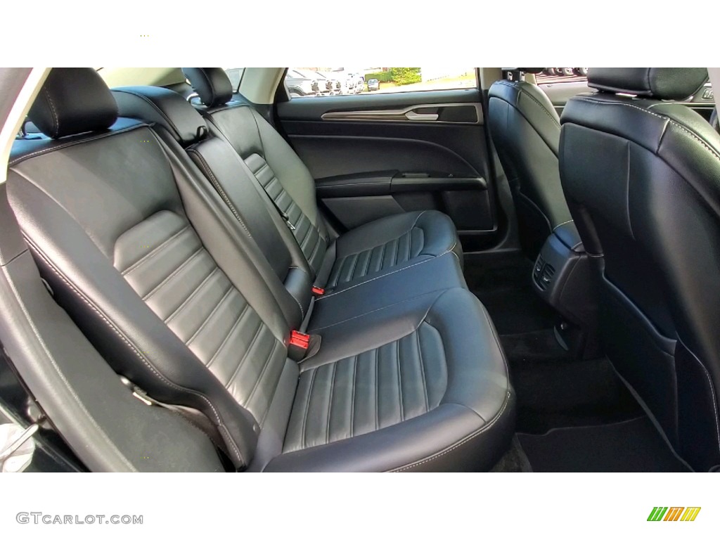 2018 Ford Fusion SE AWD Rear Seat Photo #141652964