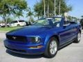 2006 Vista Blue Metallic Ford Mustang V6 Premium Convertible  photo #7