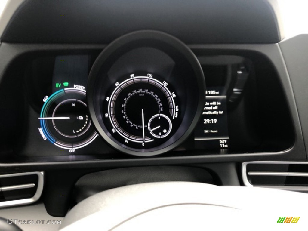 2021 Elantra Blue Hybrid - Fluid Metal / Medium Gray photo #5