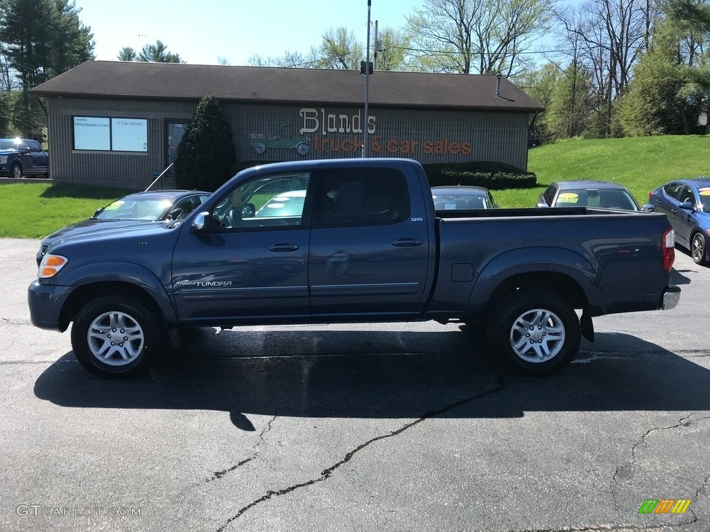 2004 Tundra SR5 Double Cab 4x4 - Blue Marlin Pearl / Gray photo #1