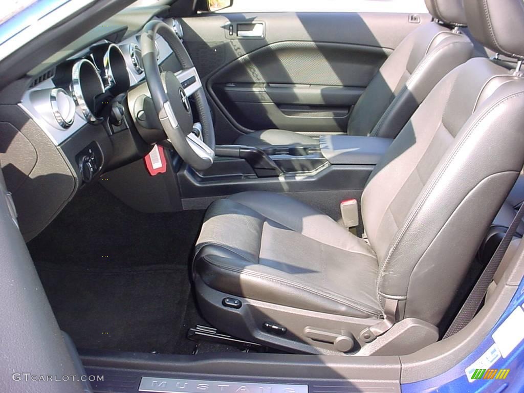 2006 Mustang V6 Premium Convertible - Vista Blue Metallic / Dark Charcoal photo #9