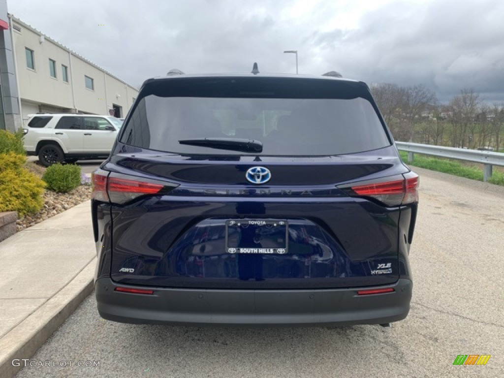 2021 Sienna XLE AWD Hybrid - Blueprint / Graphite photo #15