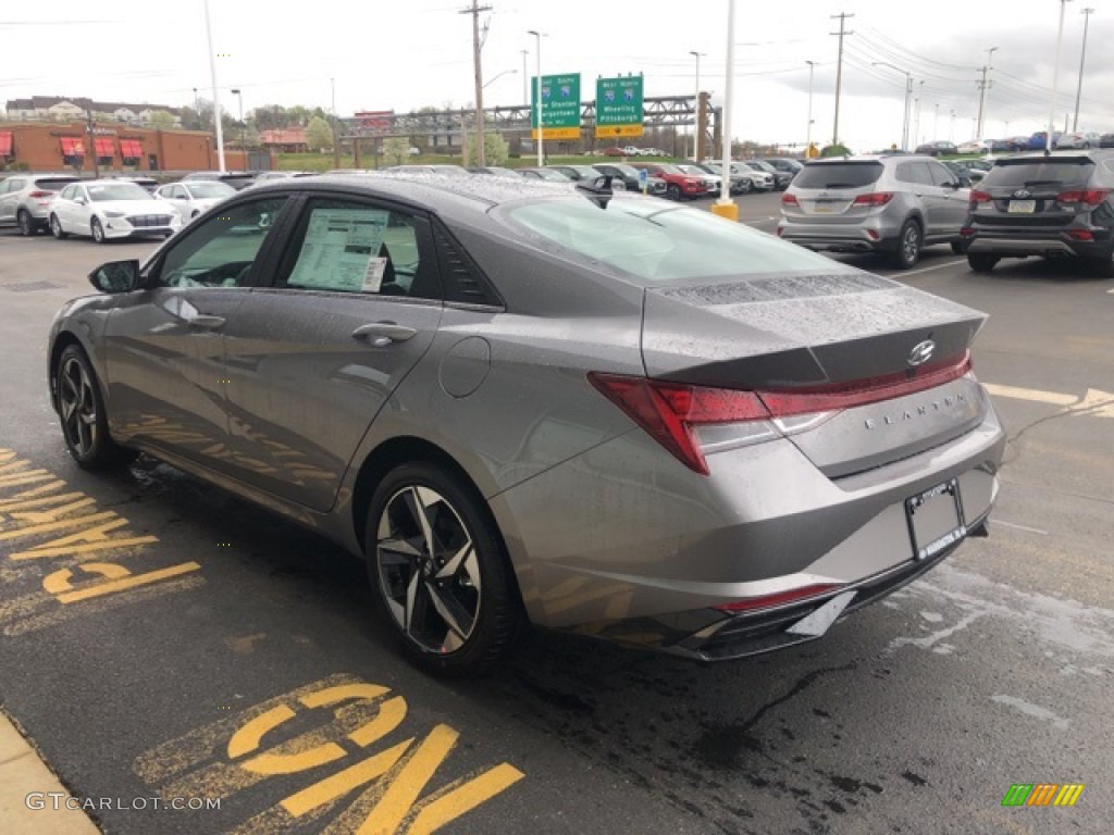 2021 Elantra SEL - Fluid Metal / Black photo #3