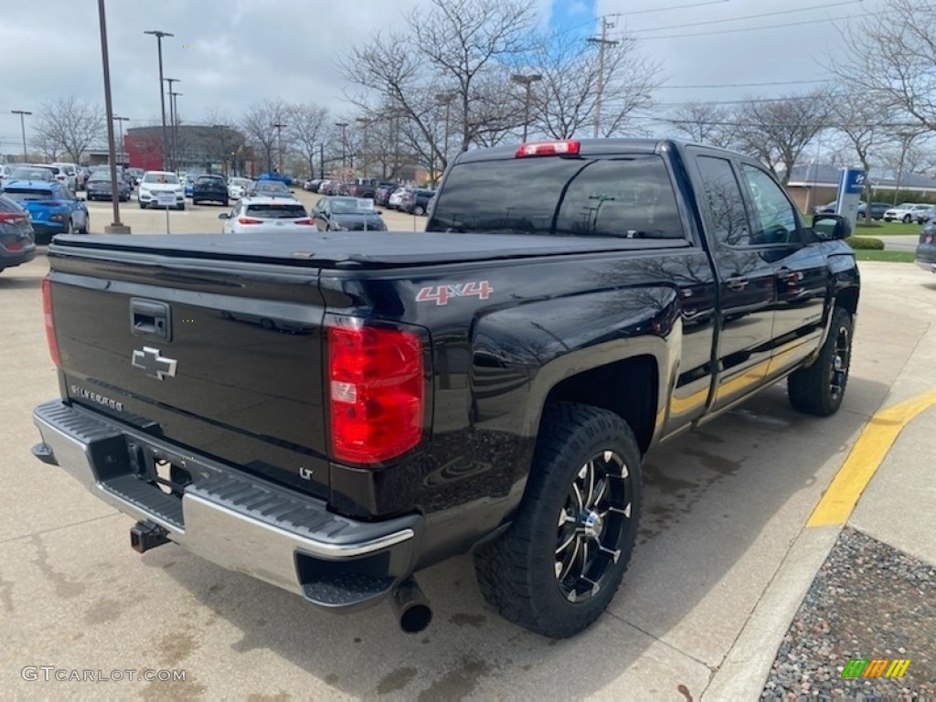 2015 Silverado 1500 LT Double Cab 4x4 - Black / Jet Black photo #2