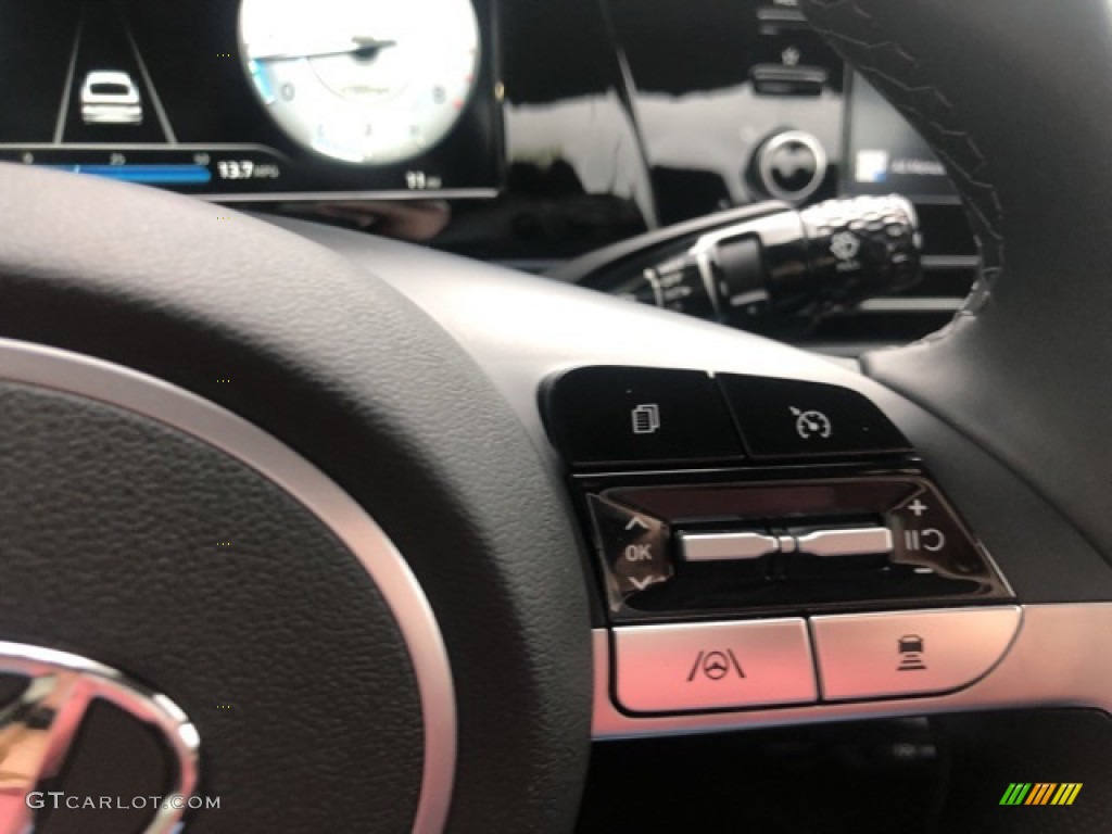 2021 Elantra SEL - Fluid Metal / Black photo #12