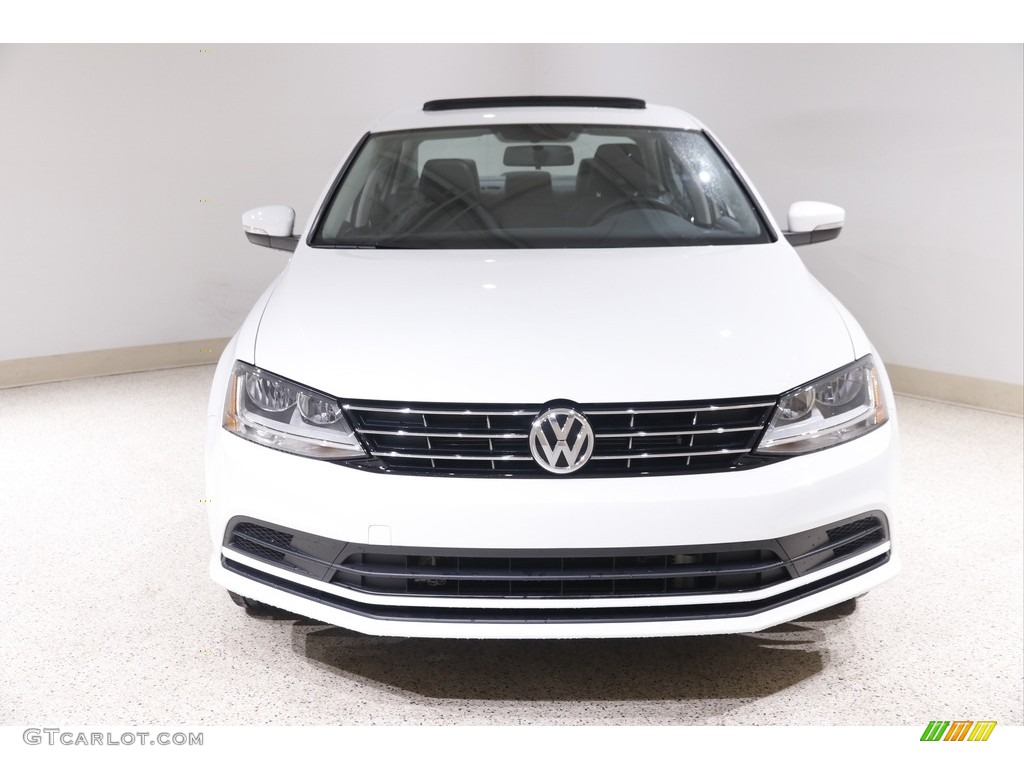 2018 Jetta SE - Pure White / Titan Black photo #2