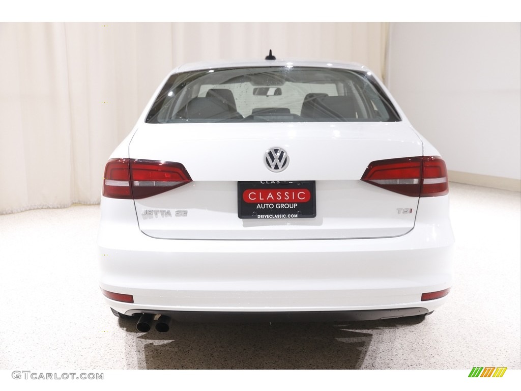 2018 Jetta SE - Pure White / Titan Black photo #16