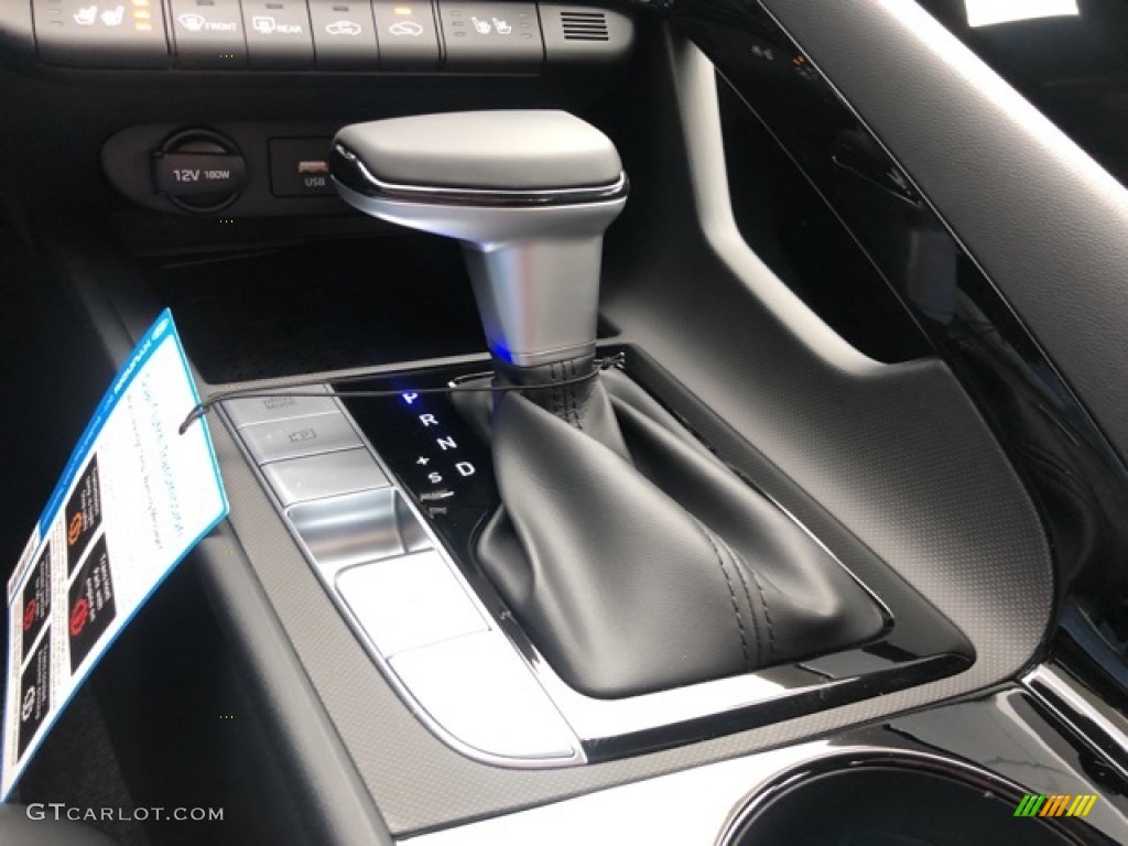 2021 Elantra Limited Hybrid - Phantom Black / Black photo #9
