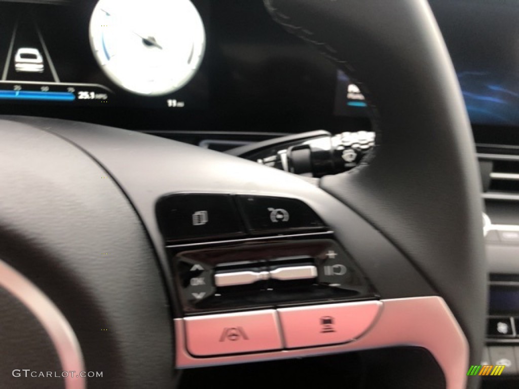 2021 Elantra Limited Hybrid - Phantom Black / Black photo #12