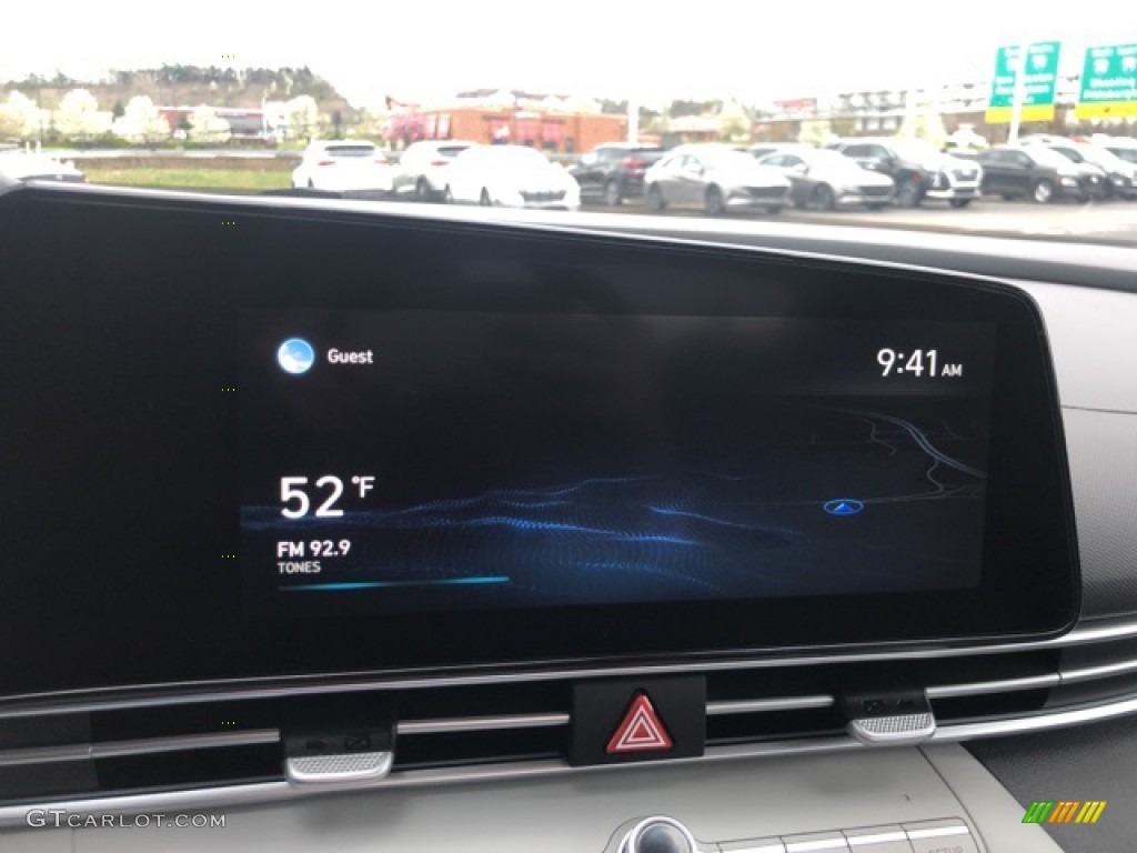 2021 Elantra Limited Hybrid - Scarlet Red Pearl / Medium Gray photo #7