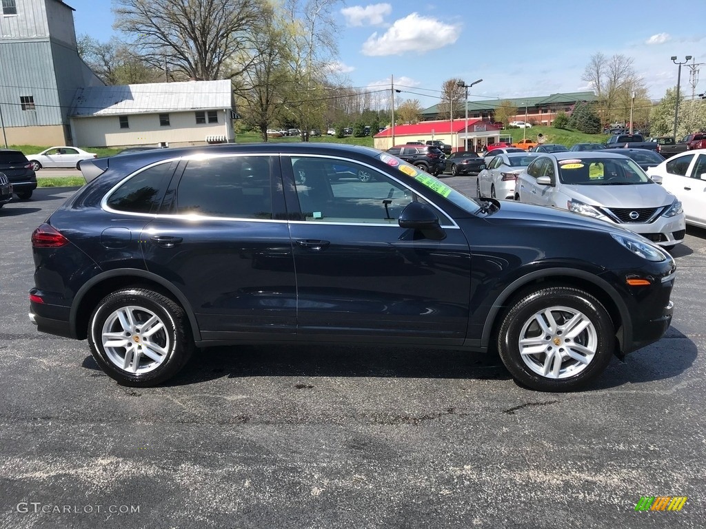 2018 Cayenne  - Moonlight Blue Metallic / Black photo #5