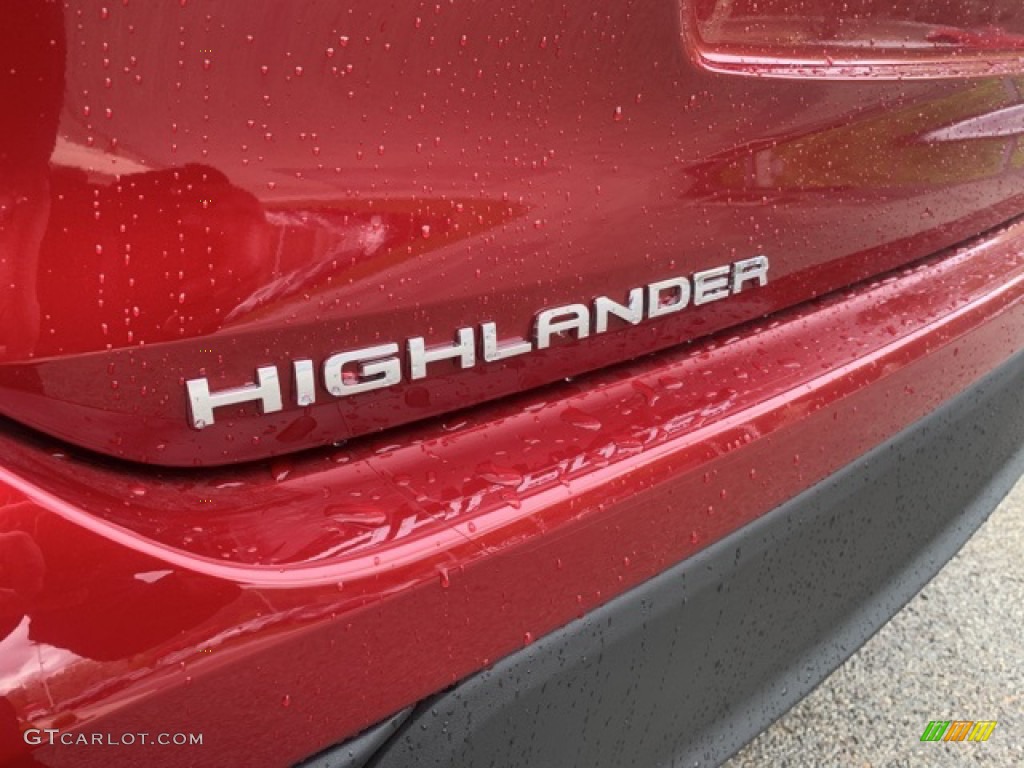 2021 Highlander XLE AWD - Ruby Flare Pearl / Black photo #23