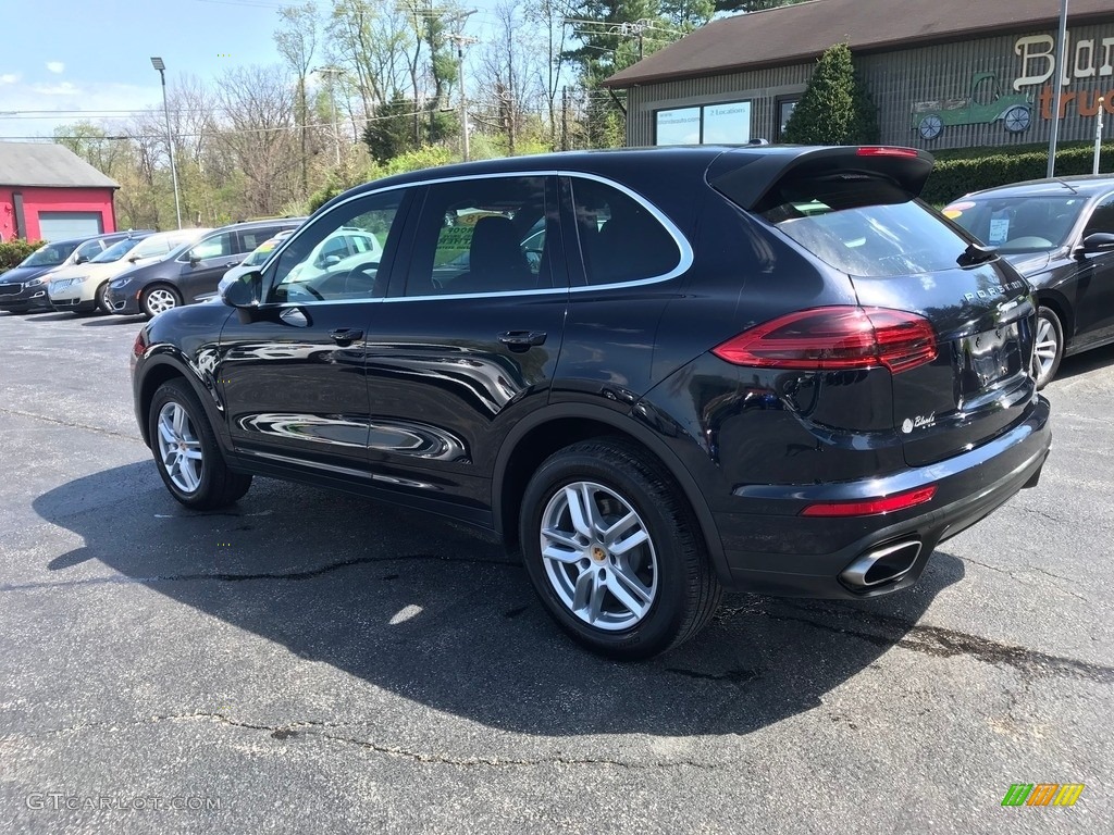 2018 Cayenne  - Moonlight Blue Metallic / Black photo #10