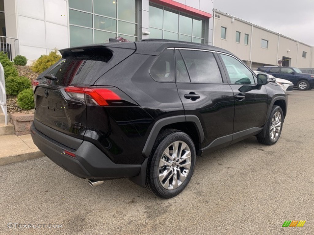 2021 RAV4 XLE Premium AWD - Midnight Black Metallic / Black photo #12
