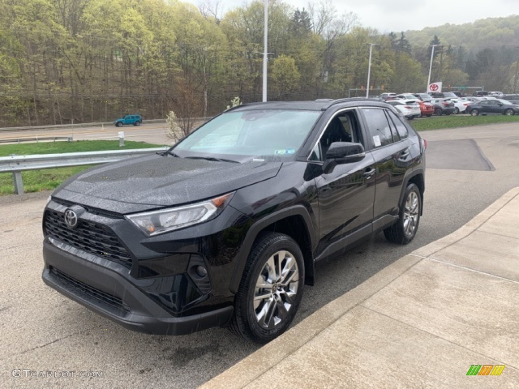 Midnight Black Metallic 2021 Toyota RAV4 XLE Premium AWD Exterior Photo #141657015