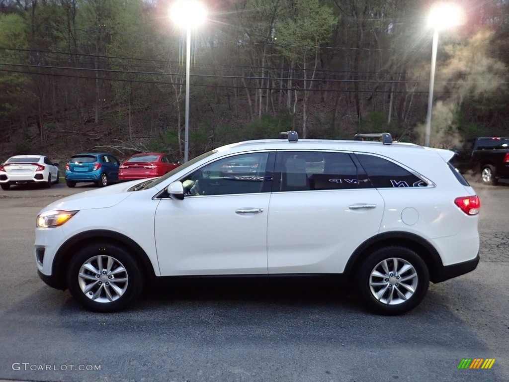 Snow White Pearl 2017 Kia Sorento LX V6 Exterior Photo #141657039