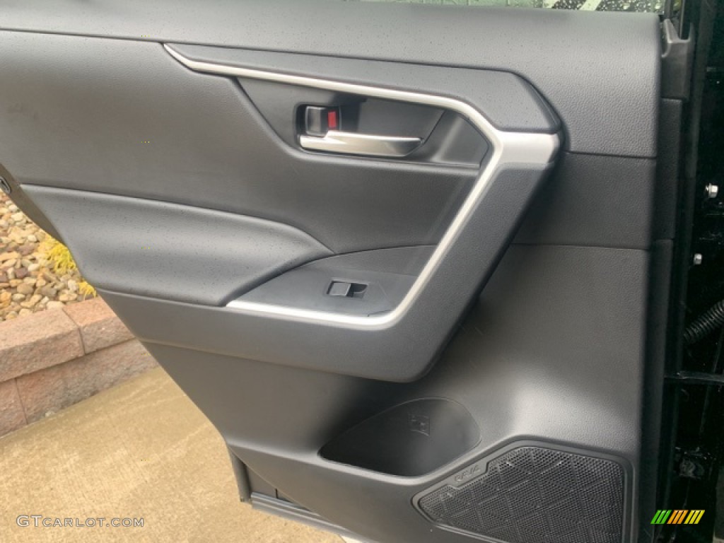 2021 RAV4 XLE Premium AWD - Midnight Black Metallic / Black photo #24