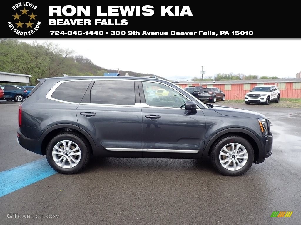 2021 Telluride LX AWD - Gravity Gray / Black photo #1