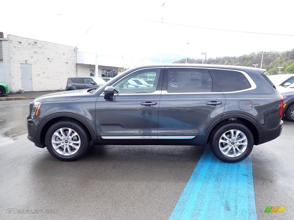 2021 Telluride LX AWD - Gravity Gray / Black photo #6