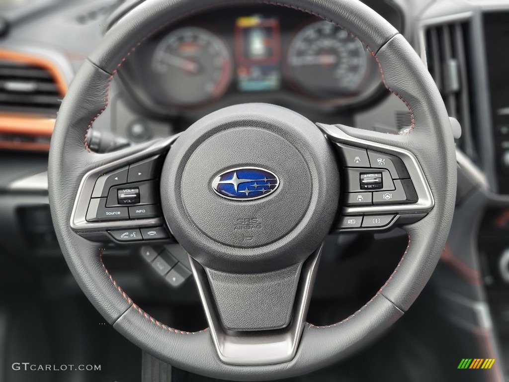 2021 Subaru Forester 2.5i Sport Gray Steering Wheel Photo #141659469
