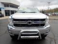 Sheer Silver Metallic - Silverado 2500HD LTZ Extended Cab 4x4 Photo No. 12