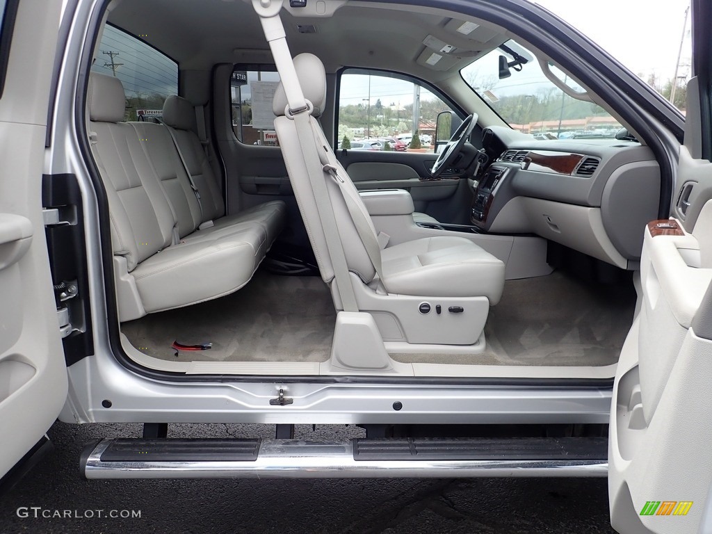 Ebony Interior 2011 Chevrolet Silverado 2500HD LTZ Extended Cab 4x4 Photo #141660081