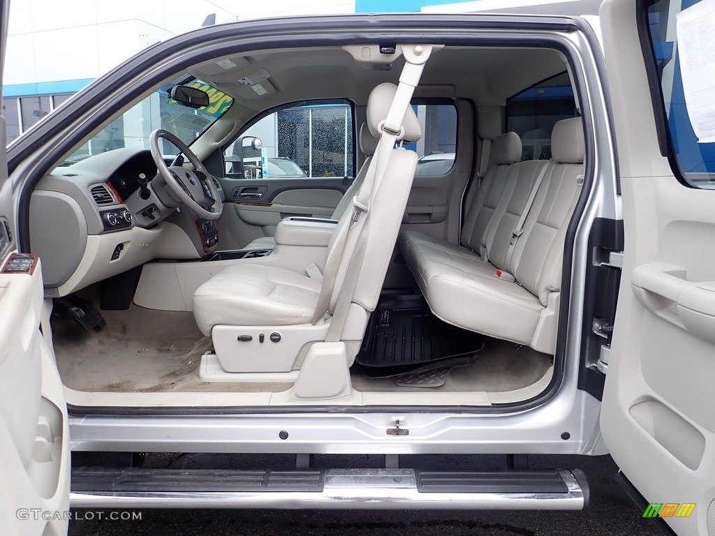 Ebony Interior 2011 Chevrolet Silverado 2500HD LTZ Extended Cab 4x4 Photo #141660141