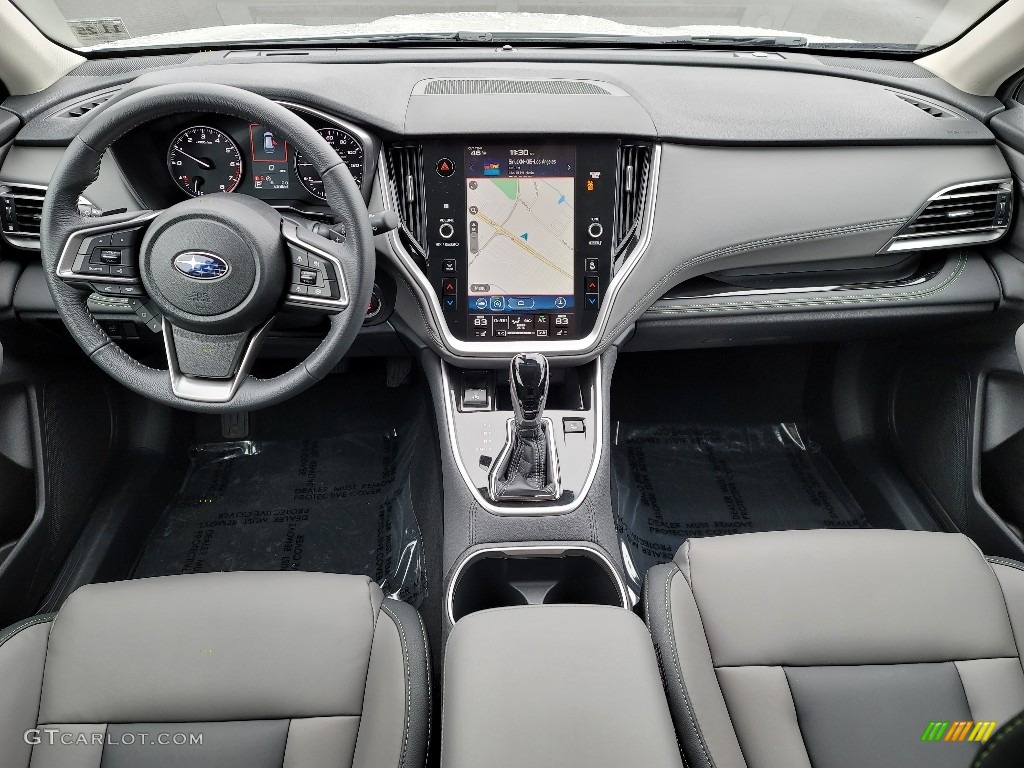 2021 Subaru Outback Onyx Edition XT Gray Dashboard Photo #141660163