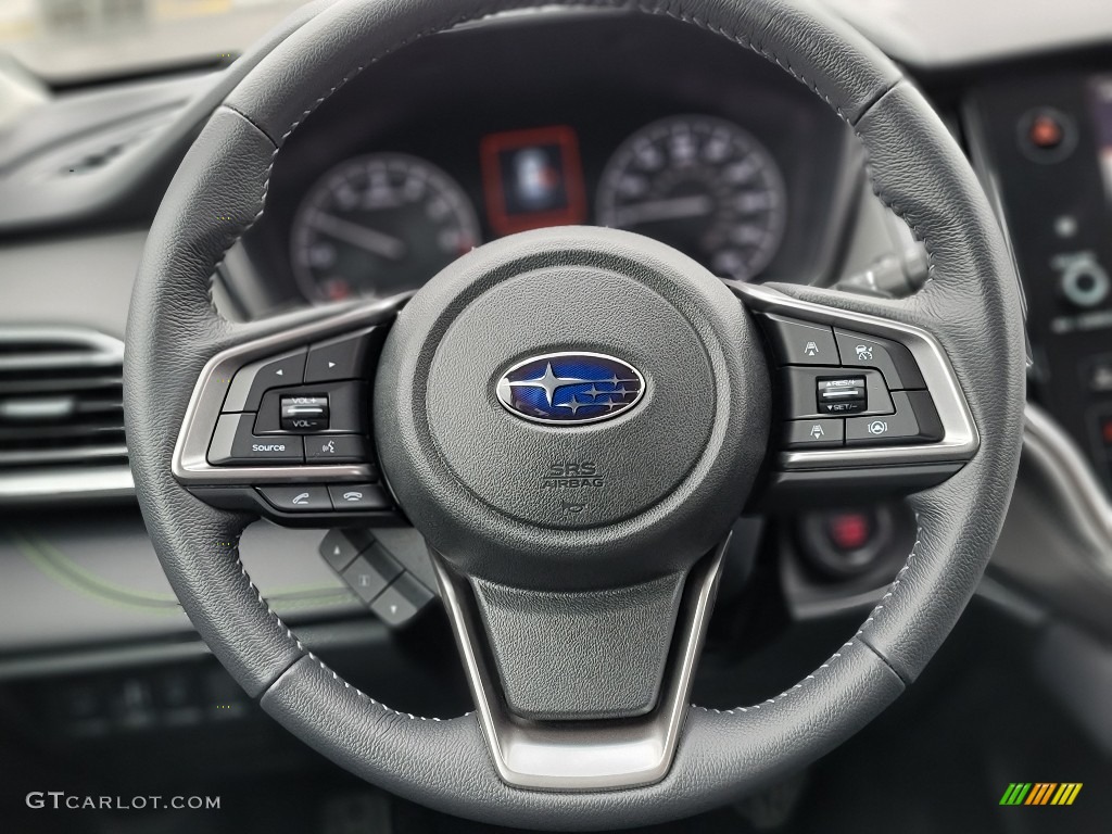 2021 Subaru Outback Onyx Edition XT Gray Steering Wheel Photo #141660228