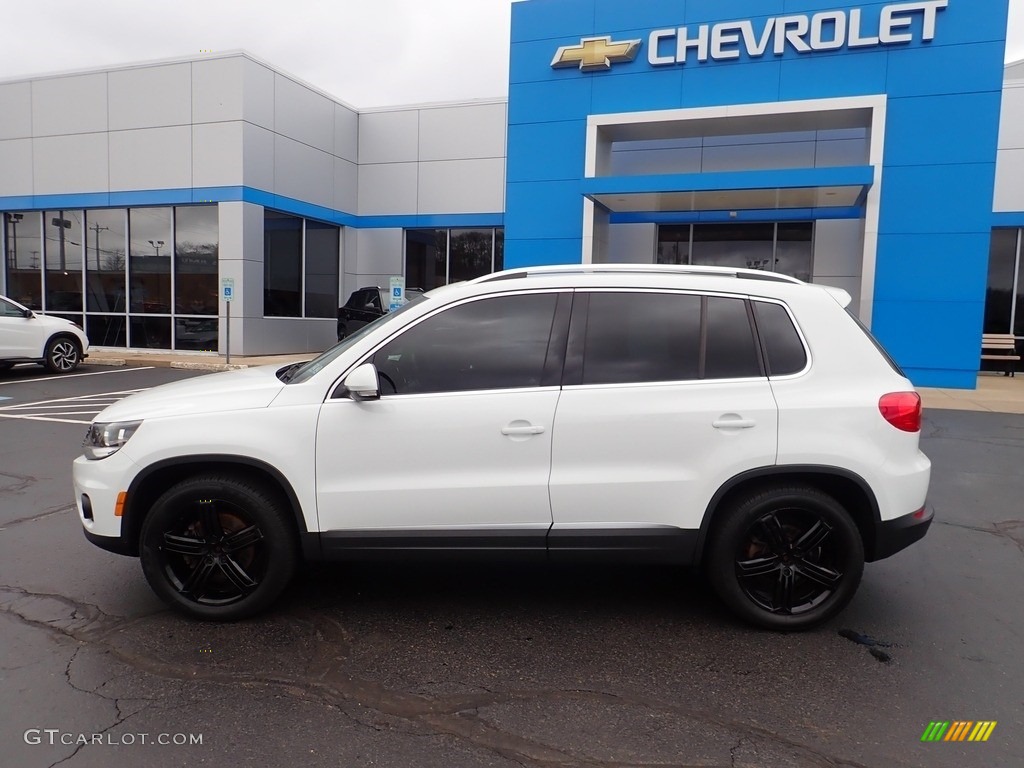 Pure White 2015 Volkswagen Tiguan SEL 4Motion Exterior Photo #141660288