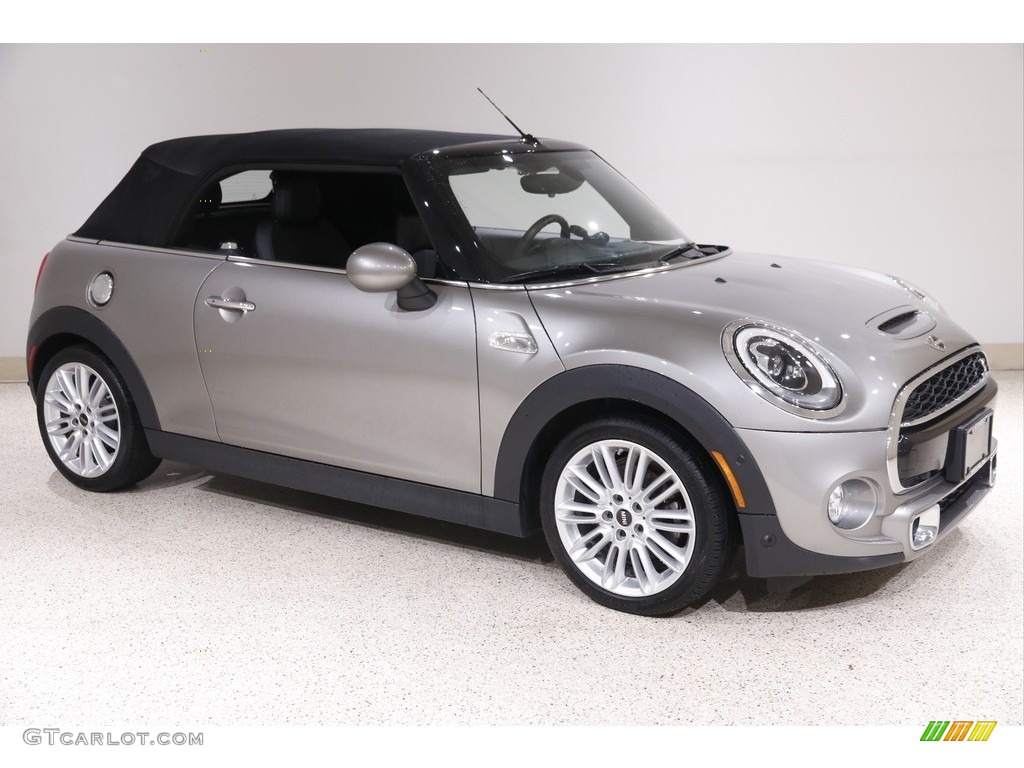 Melting Silver Metallic 2018 Mini Convertible Cooper S Exterior Photo #141660384
