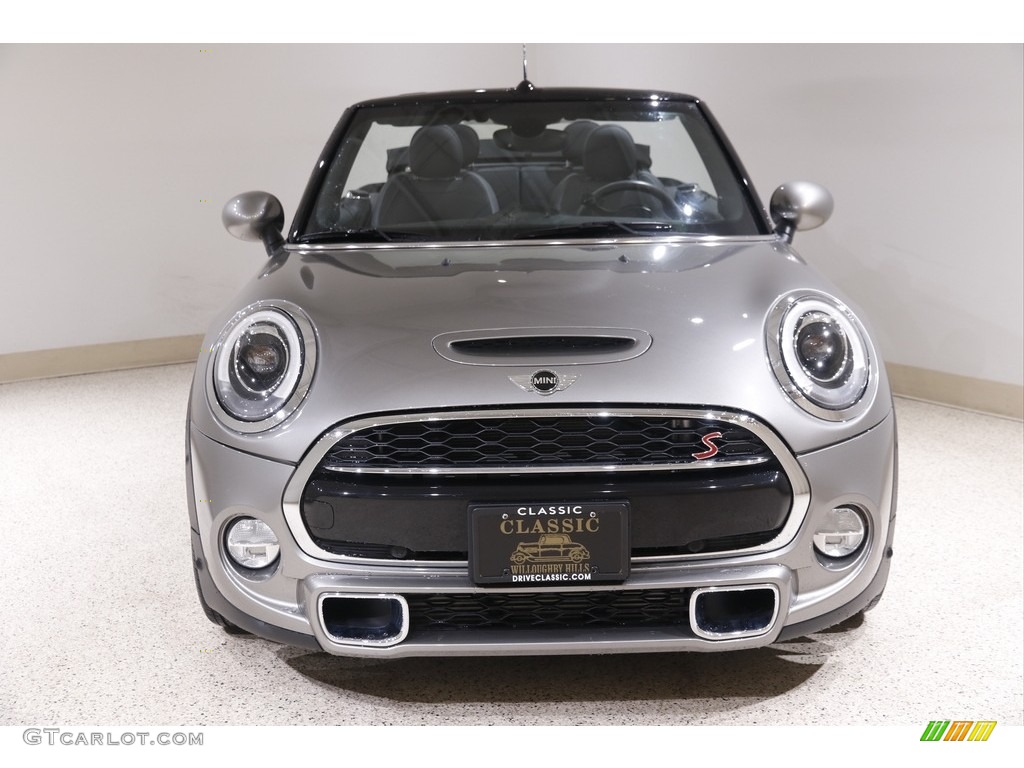 2018 Convertible Cooper S - Melting Silver Metallic / Carbon Black photo #3