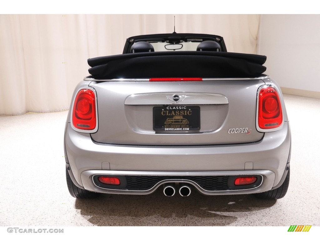 2018 Convertible Cooper S - Melting Silver Metallic / Carbon Black photo #18