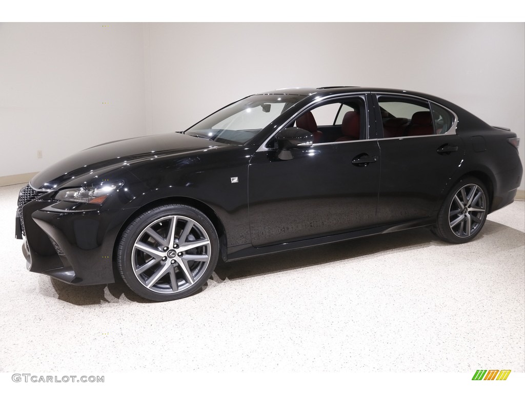 2018 GS 350 F Sport AWD - Obsidian / Rioja Red photo #3
