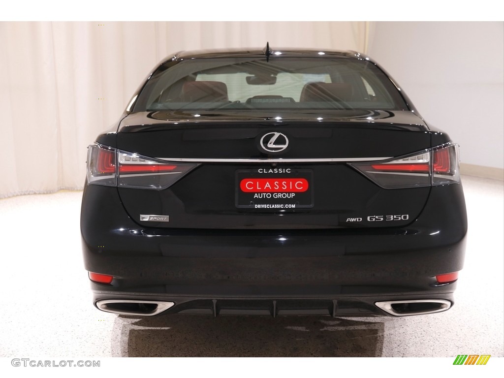 2018 GS 350 F Sport AWD - Obsidian / Rioja Red photo #20