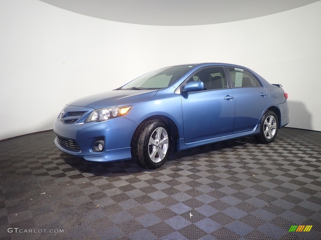 2012 Corolla S - Nautical Blue Metallic / Ash photo #8