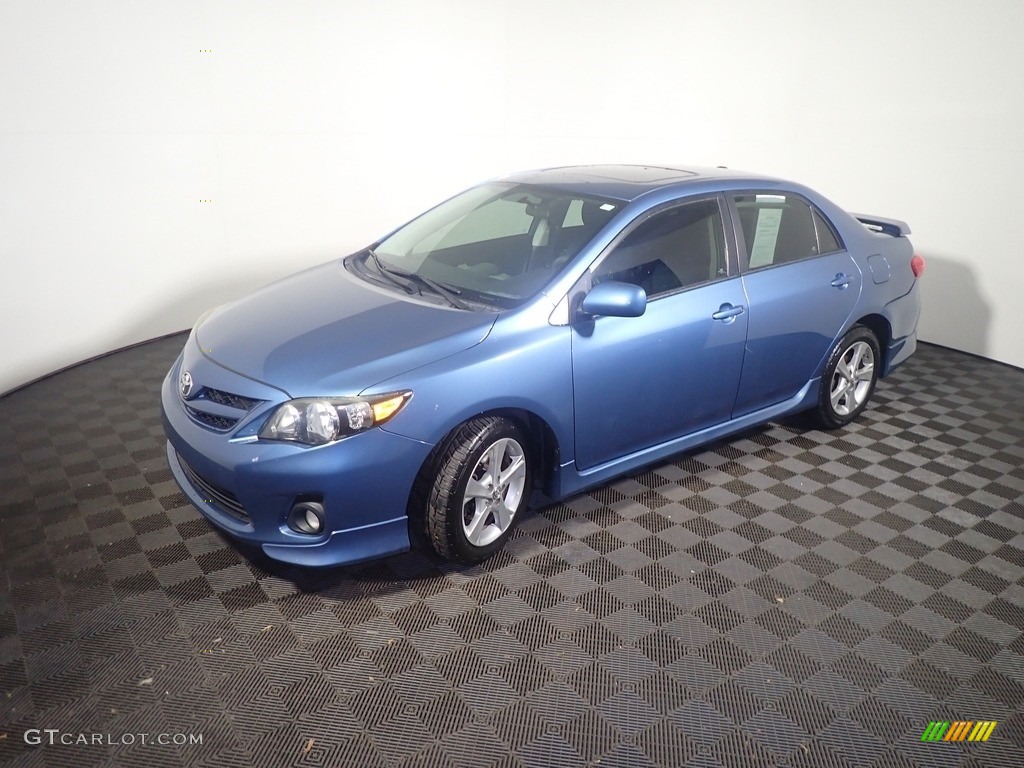 2012 Corolla S - Nautical Blue Metallic / Ash photo #9