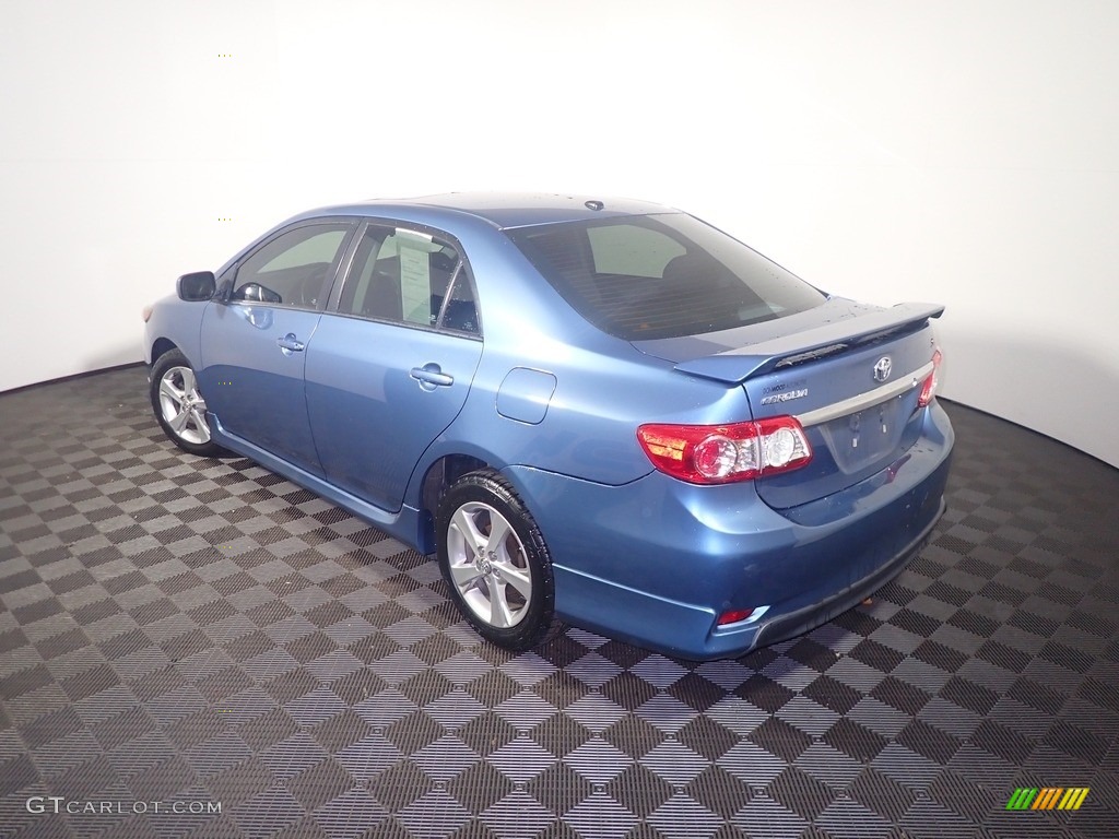 2012 Corolla S - Nautical Blue Metallic / Ash photo #12