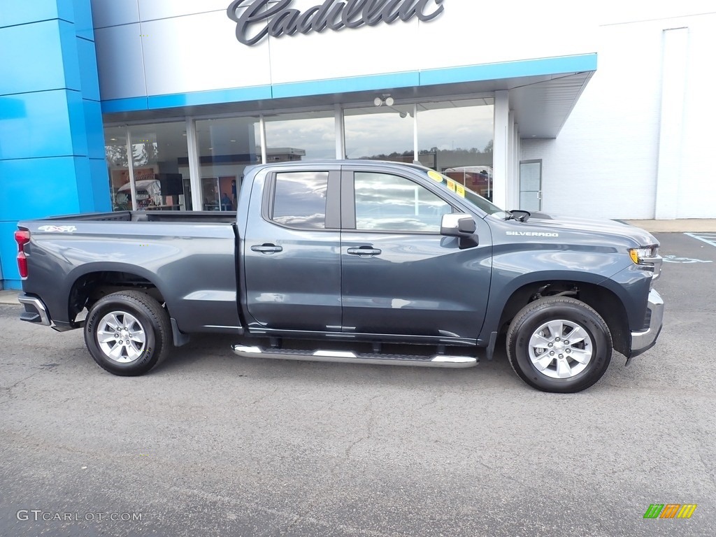 2020 Silverado 1500 LT Double Cab 4x4 - Shadow Gray Metallic / Jet Black photo #3