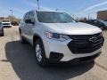 Silver Ice Metallic 2021 Chevrolet Traverse LS AWD