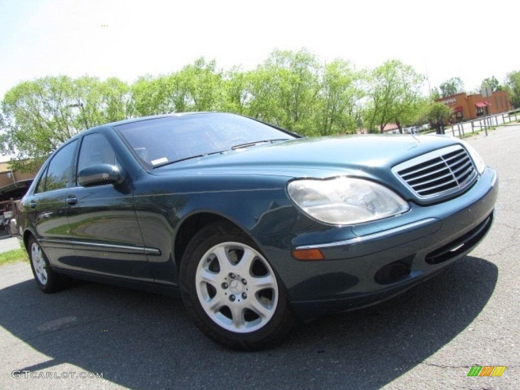 2001 S 430 Sedan - Aspen Green Metallic / Shell photo #1