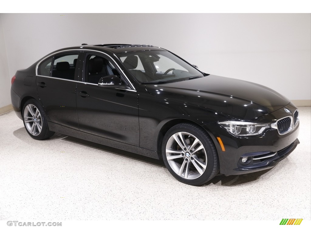 2018 3 Series 330i xDrive Sedan - Jet Black / Black photo #1