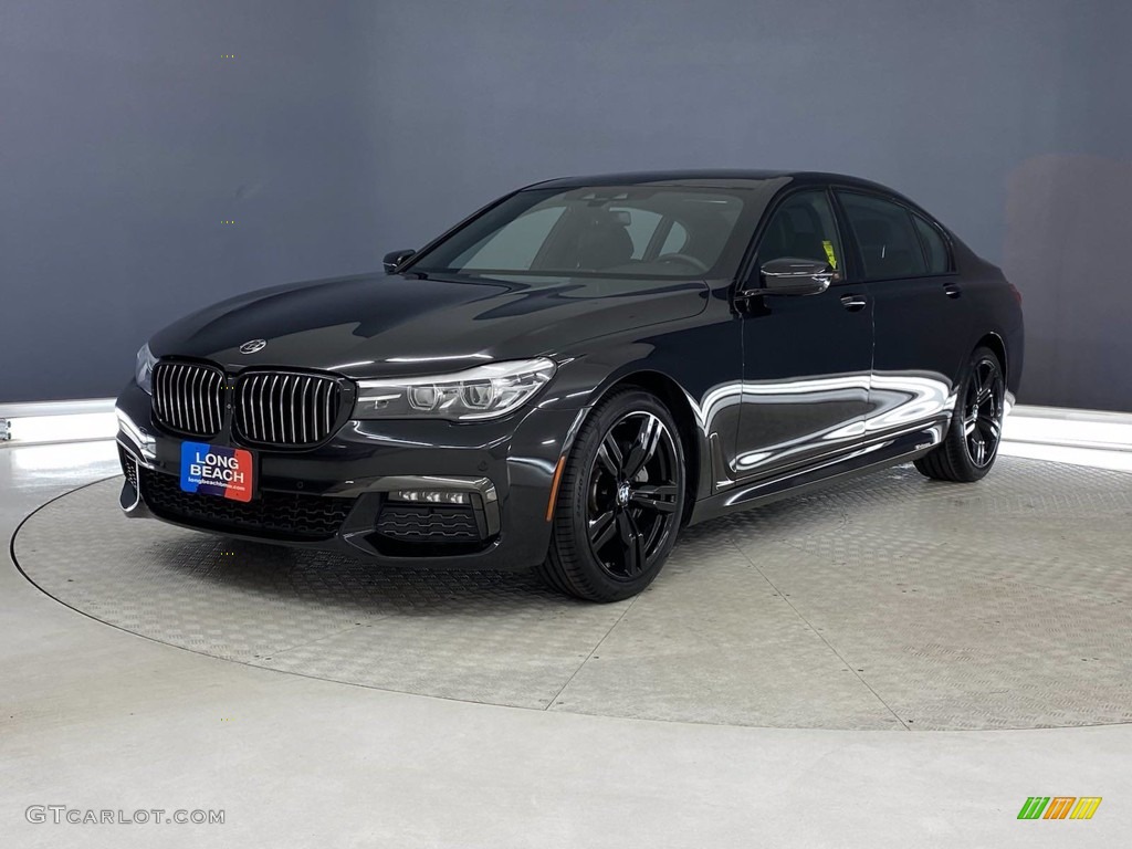 2018 7 Series 740i Sedan - Black Sapphire Metallic / Black photo #3