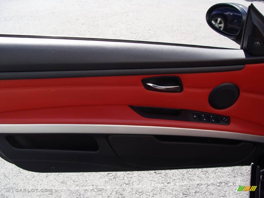 2008 3 Series 335i Convertible - Sparkling Graphite Metallic / Coral Red/Black photo #6