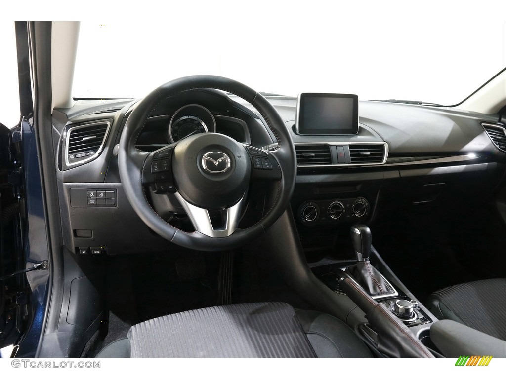2015 Mazda MAZDA3 i Touring 5 Door Black Dashboard Photo #141666540