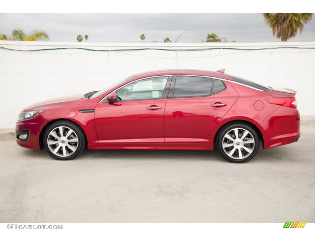 2012 Optima SX - Spicy Red / Black photo #7